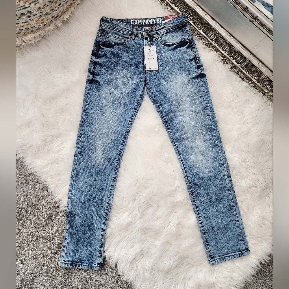 Company 81 Cloud Wash Stratford Slim Fit Premium Stretch Jeans Size 28X3…